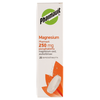 Magnesium 250 mg Pharmavit pezsgőtabletta 20 db - Kép