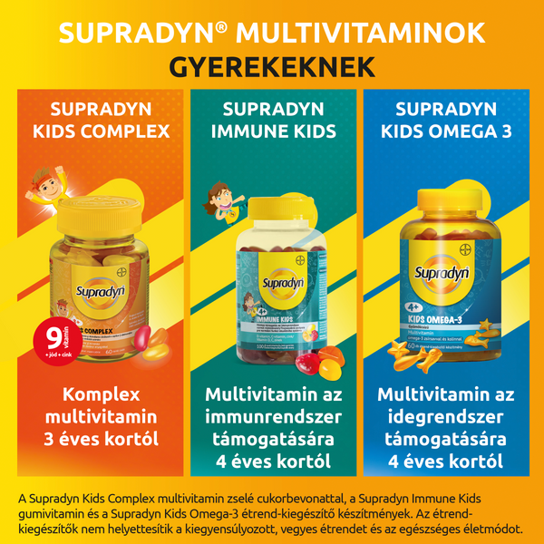 Supradyn Kids Complex multivitamin zselé cukorbevonattal 60 db - Kép 5