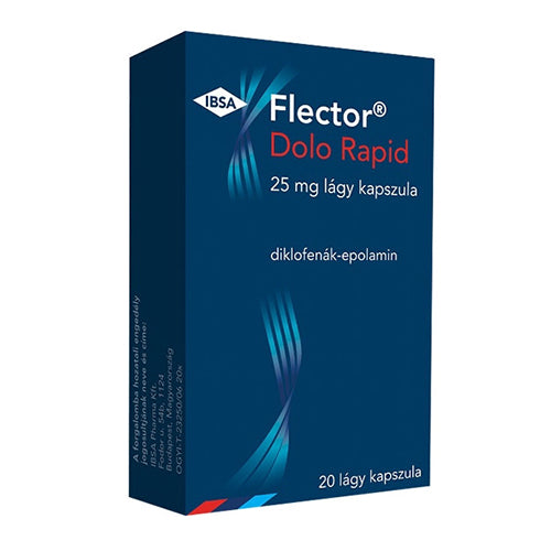 Flector Dolo Rapid 25 mg lágy kapszula 20 db - Kép