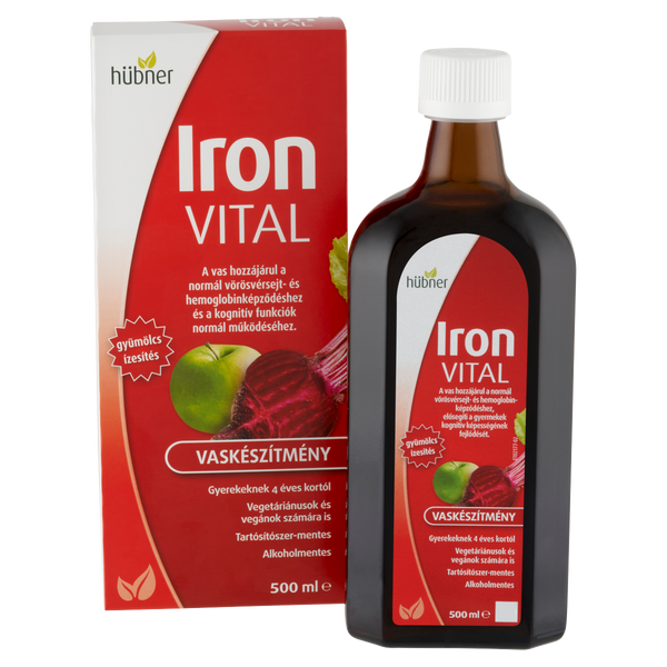 Hübner IronVital vaskészítmény vitaminokkal 500ml - Kép 2