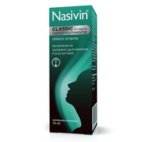 Nasivin Classic 0,5 mg/ml tartósítószermentes oldatos orrspray 10ml - Kép