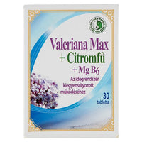 DR.CHEN Valeriana MAX+citromfű+B6 tabletta 30 db - Kép