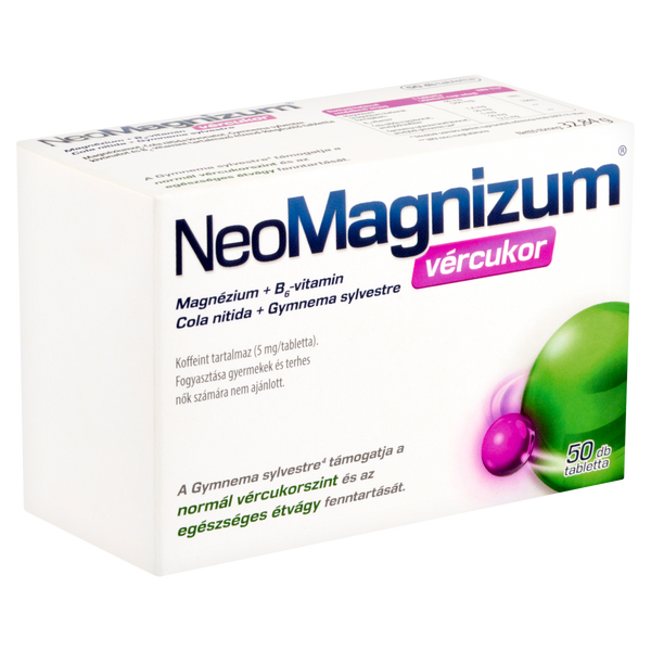 NeoMagnizum vércukor tabletta 50 db - Kép 2