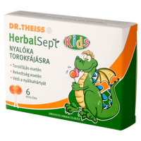 Dr.Theiss HerbalSept Kids nyalóka torokfájásra 6 db - Kép