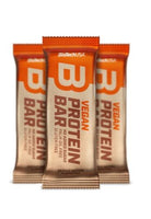 BioTechUSA Vegan Protein Bar fehérje szelet mogyoróvaj ízű 50g - Kép