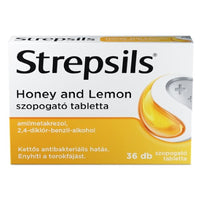 Strepsils Honey and lemon tabletta 36 db - Kép