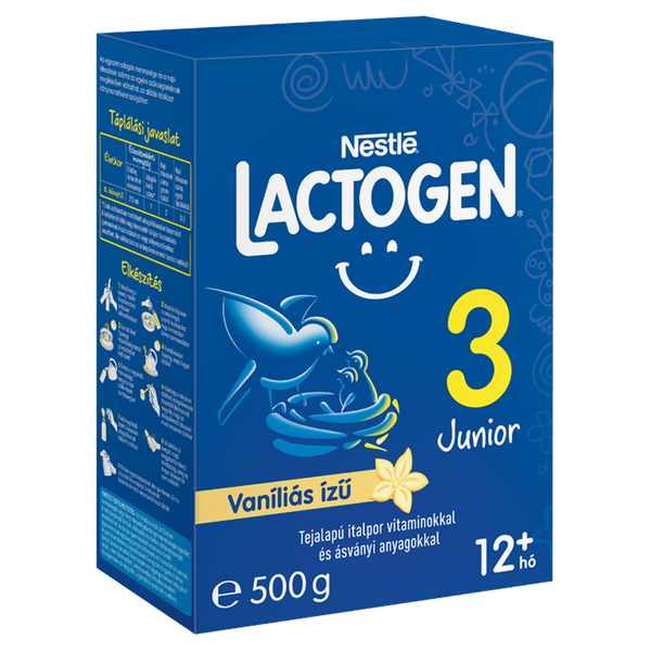 Lactogen 3 Junior tejalapú italpor 12+ vanília 500g - Kép 2