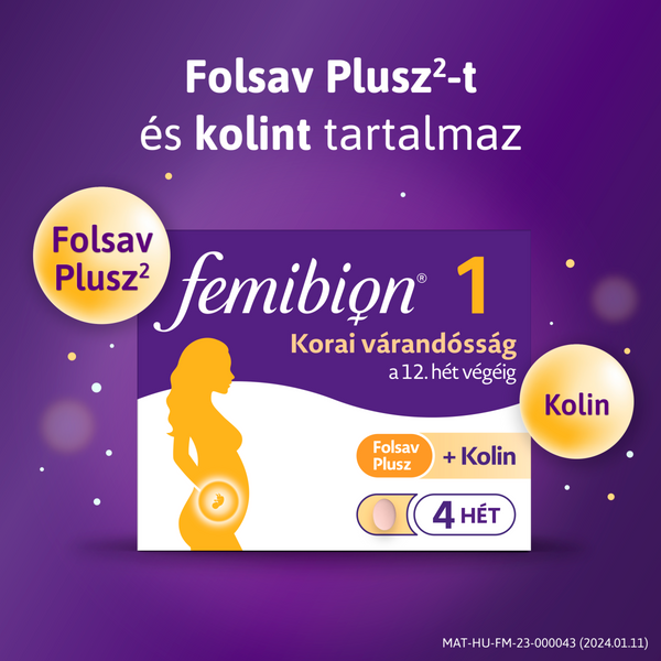 Femibion 1 Korai várandósság filmtabletta (4 heti adag) 28 db - Kép 7