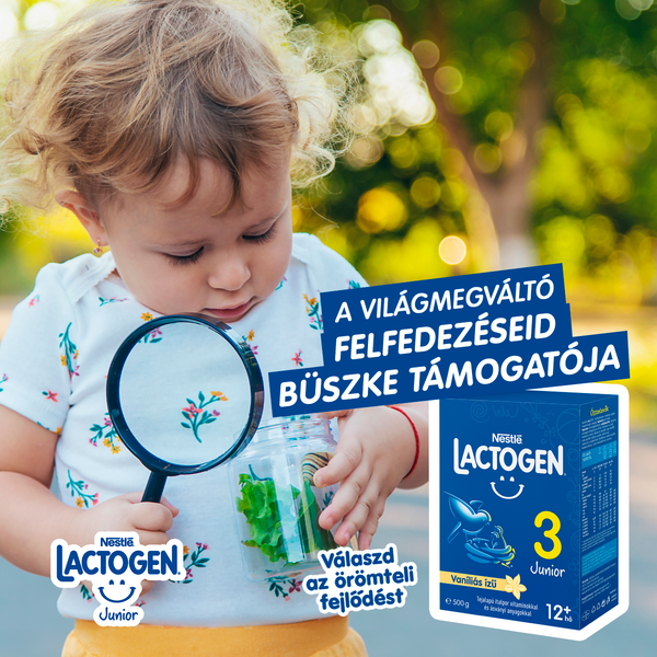 Lactogen 3 Junior tejalapú italpor 12+ vanília 500g - Kép 9