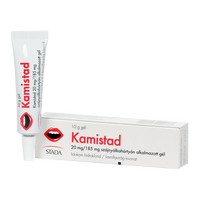 Kamistad 20 mg/185 mg szájnyálkahártyán alkalmazott gél 10g - Kép