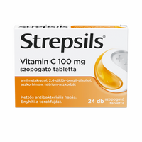 Strepsils Vitamin C 100 mg szopogató tabletta 24 db - Kép