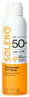 SOLERO SPF50+ napozó spray átlátszó 200ml - Kép