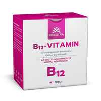 Bioextra B12 vitamin 1000 mcg kapszula 100 db - Kép