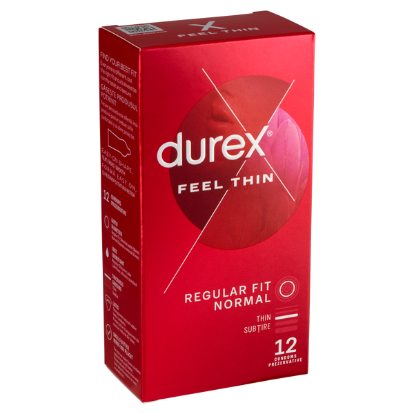 Durex Feel Thin óvszer 12 db - Kép 2