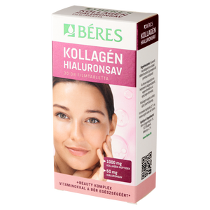 Béres kollagén hialuronsav filmtabletta 30 db kép