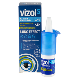 Vizol S 0,4% oldatos szemcsepp száraz szemre 10ml kép