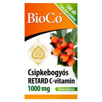 BioCo Csipkebogyós Retard C-vitamin 1000 mg filmtabletta 100 db - Kép