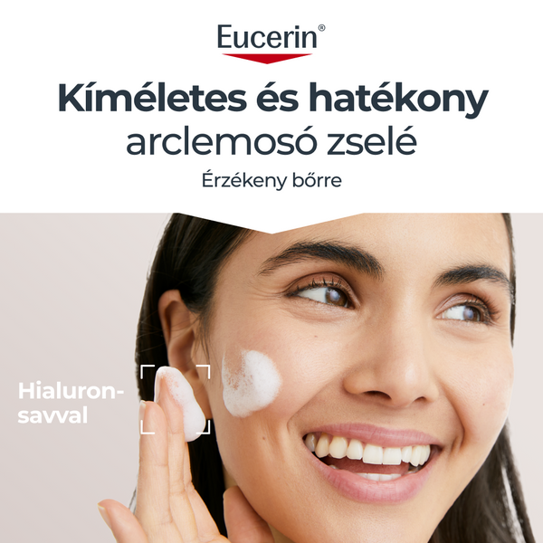 Eucerin DermatoCLEAN arclemosó habzó zselé 200ml - Kép 11