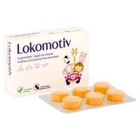 Lokomotiv gyömbért tartalmazó, cukormentes étrend-kiegészítő szopogató tabletta  6 db - Kép
