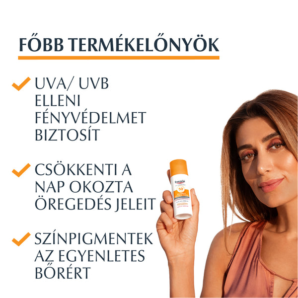 Eucerin Sun Photoaging Control Színezett napozó krém arcra medium SPF50+ 50ml - Kép 2