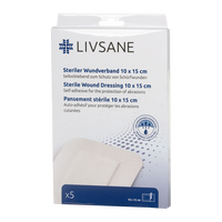 LIVSANE steril sebpárna 10cm x 15cm 5 db - Kép