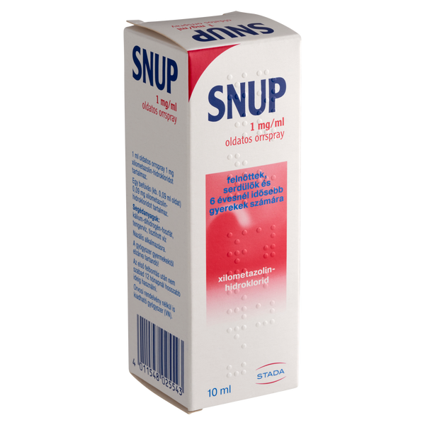 Snup 1 mg/ml oldatos orrspray 10ml - Kép 3