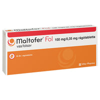 Maltofer Fol 100 mg/0,35 mg rágótabletta 30 db - Kép