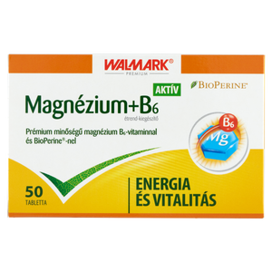 Walmark BIOPERINE Magnézium + B6 Aktív tabletta 50 db kép