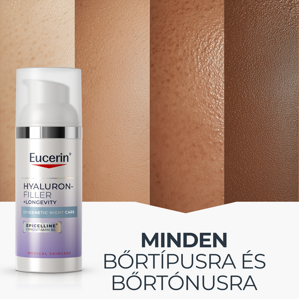 Eucerin Hyaluron-Filler + Longevity Epigenetic Éjszakai arcápoló 50ml - Kép 8