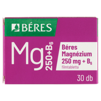 Béres Magnézium 250 mg + B6 filmtabletta 30 db - Kép