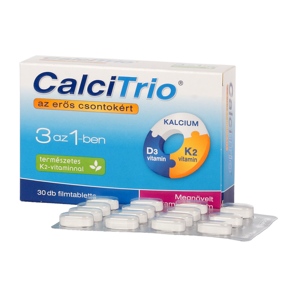CalciTrio 3 az 1-ben filmtabletta 30 db - Kép