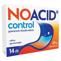 Noacid Control 20 mg gyomornedv ellenálló tabletta 14 db - Kép
