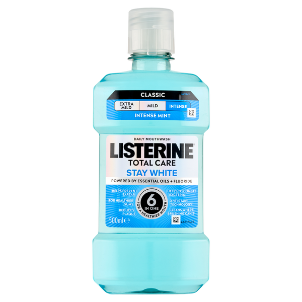 Listerine Total Care Stay White szájvíz 500ml - Kép