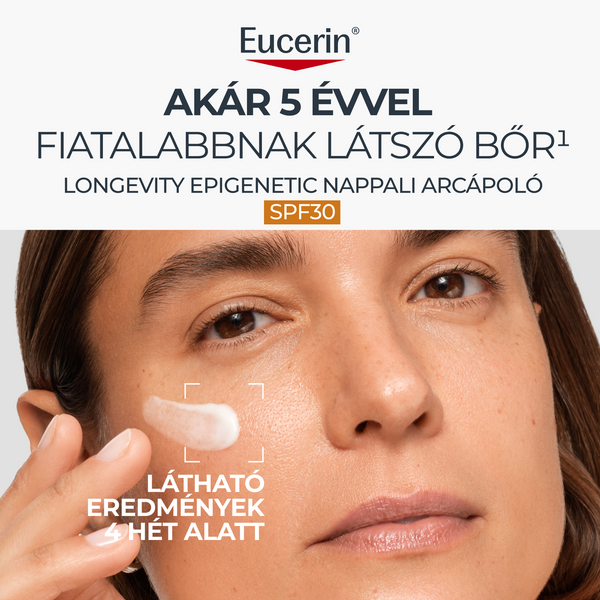 Eucerin Hyaluron-Filler + Longevity Epigenetic Nappali arcápoló SPF30 50ml - Kép 7