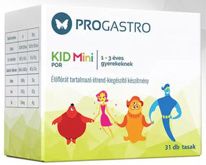ProGastro Kid Mini étrendkiegészítő por 31 tasak kép