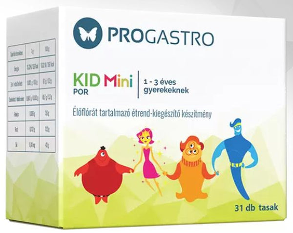 ProGastro Kid Mini étrendkiegészítő por 31 tasak - Kép
