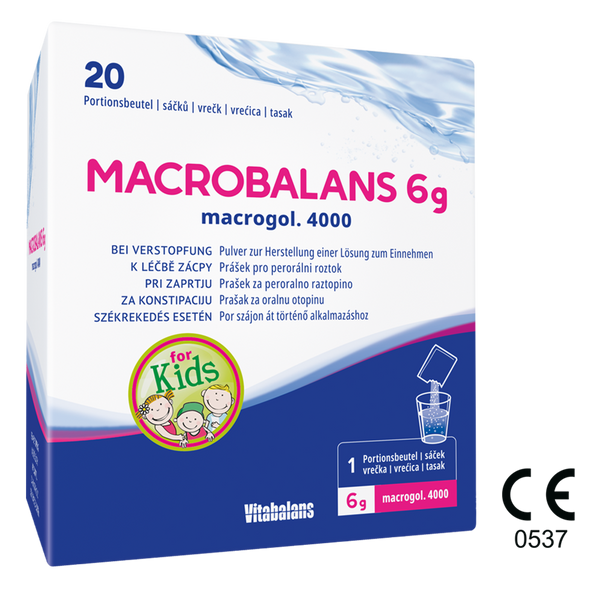 Vitabalans MacroBalans 6g por gyerekeknek 20 tasak - Kép