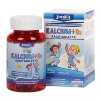 JutaVit Kalcium + D3 rágótabletta gyermekeknek 30 db - Kép