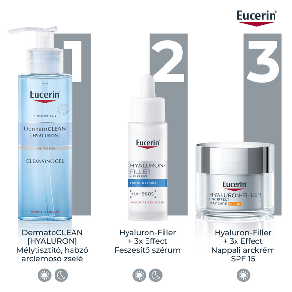 Eucerin Hyaluron-Filler Ráncfeltöltő nappali arckrém SPF30 50ml - Kép 8