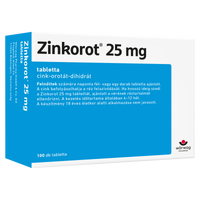 Zinkorot 25 mg tabletta 100 db - Kép