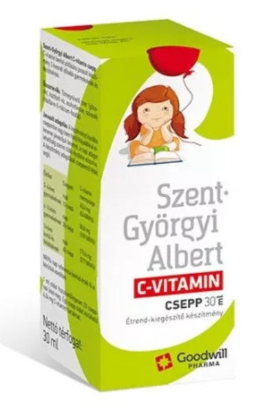 Szent-Györgyi Albert C-vitamin étrendkiegészítő cseppek 30ml - Kép