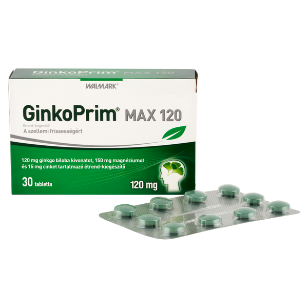Walmark GinkoPrim Max 120 mg tabletta 30 db - Kép 4