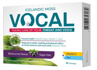 Vocal szopogató tabletta feketeribizli ízű 24 db - Kép