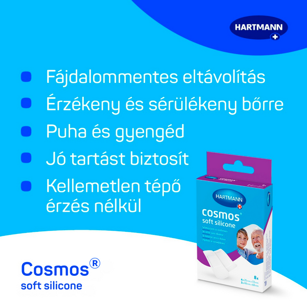 Cosmos Soft Silicone sebtapasz 8 db - Kép 3