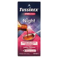 Tussirex Night köhögés elleni szirup 120ml - Kép