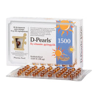 D-Pearls D-vitamin gyöngyök 1500 kapszula 80 db - Kép