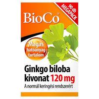 BioCo Ginkgo biloba kivonat 120 mg Megapack tabletta 90 db - Kép