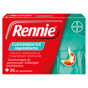 Rennie cukormentes rágótabletta 36 db kép