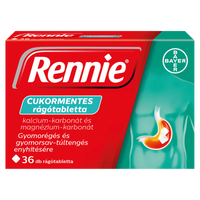 Rennie cukormentes rágótabletta 36 db - Kép