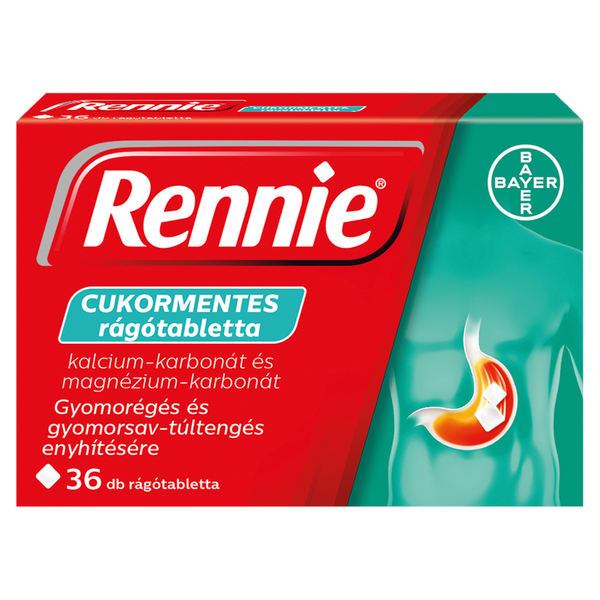Rennie cukormentes rágótabletta 36 db - Kép 1